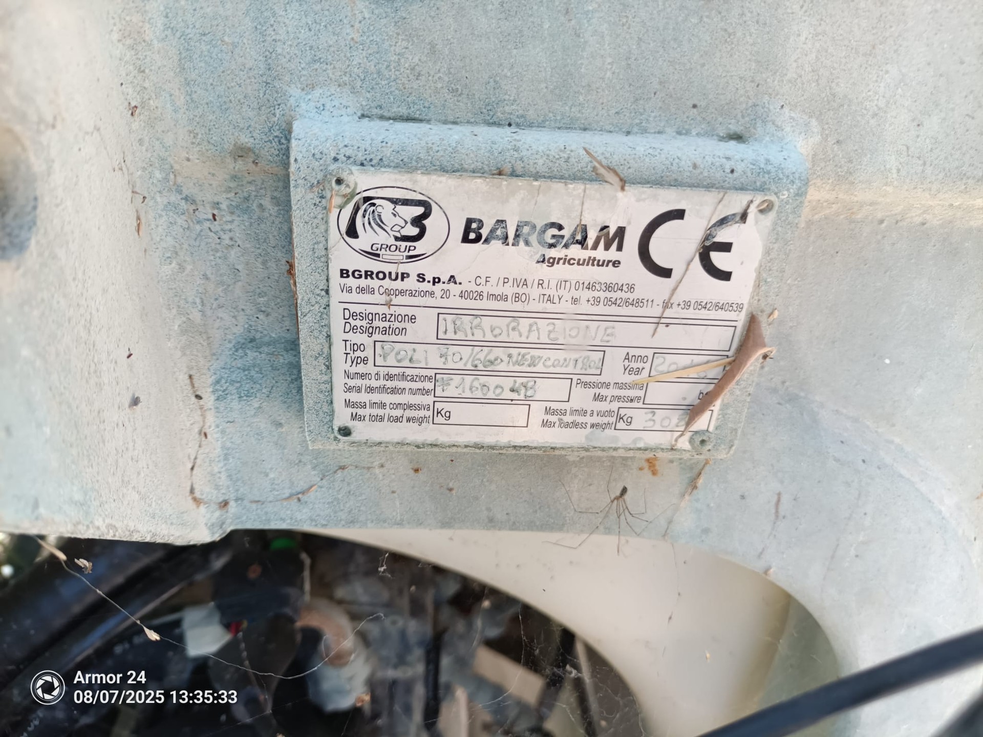 BARGAM POLI 70/660 NEW CONTROL