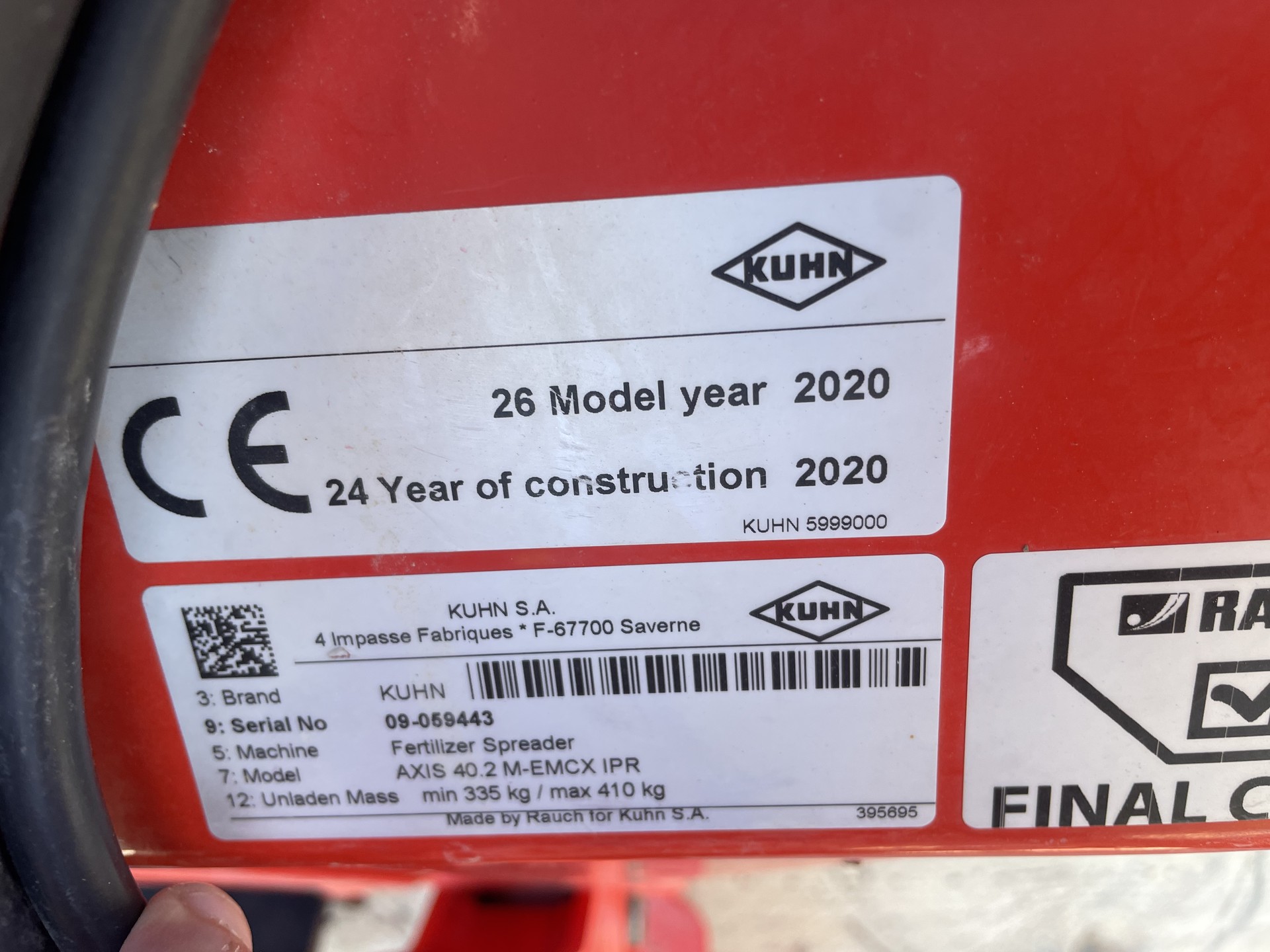 KUHN AXIS 40.2 M-EMC-W