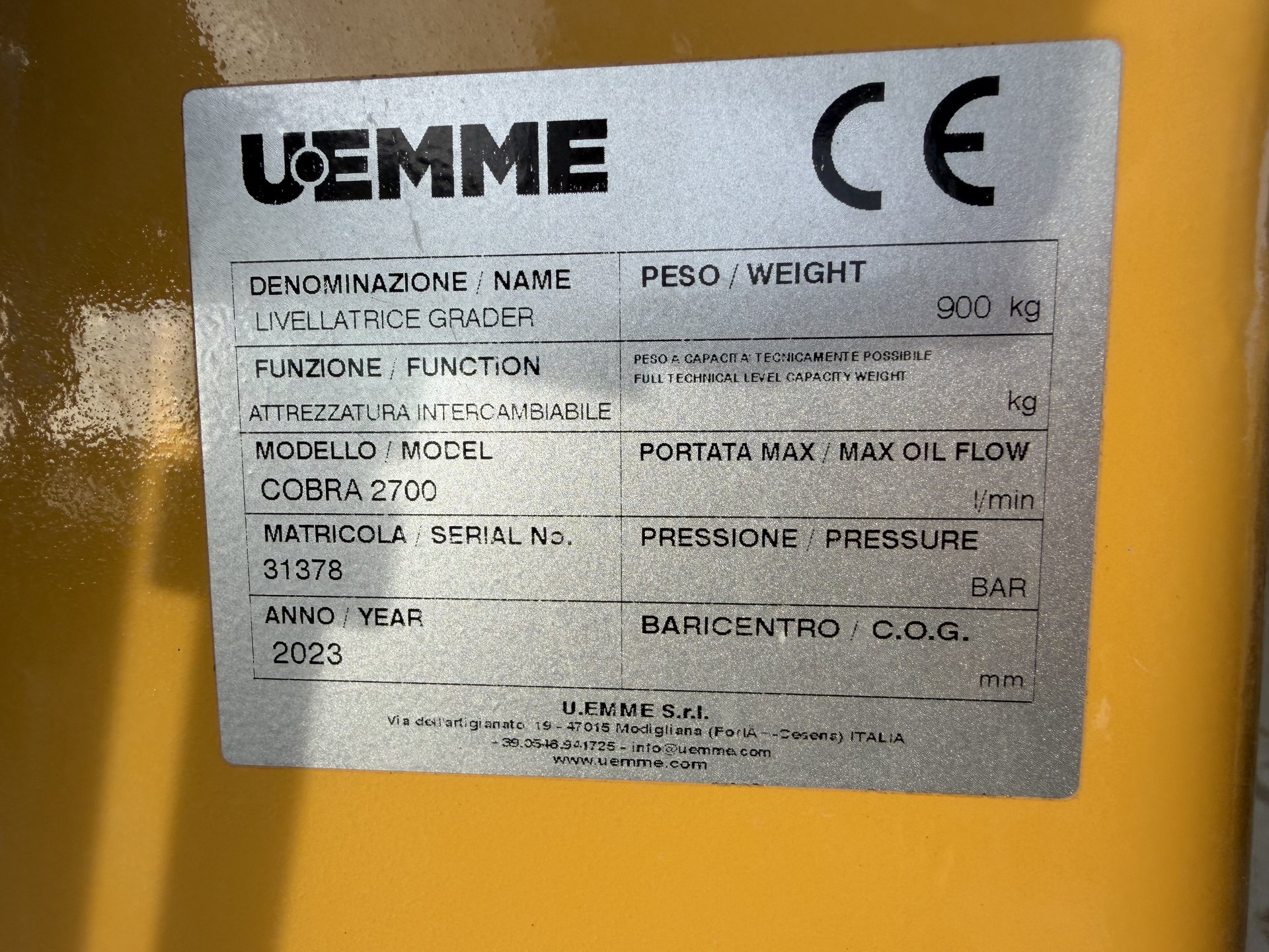 UEMME COBRA 2700