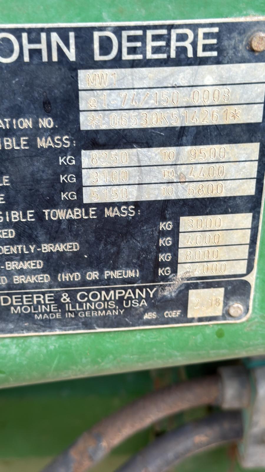 JOHN DEERE 6530 PREMIUM
