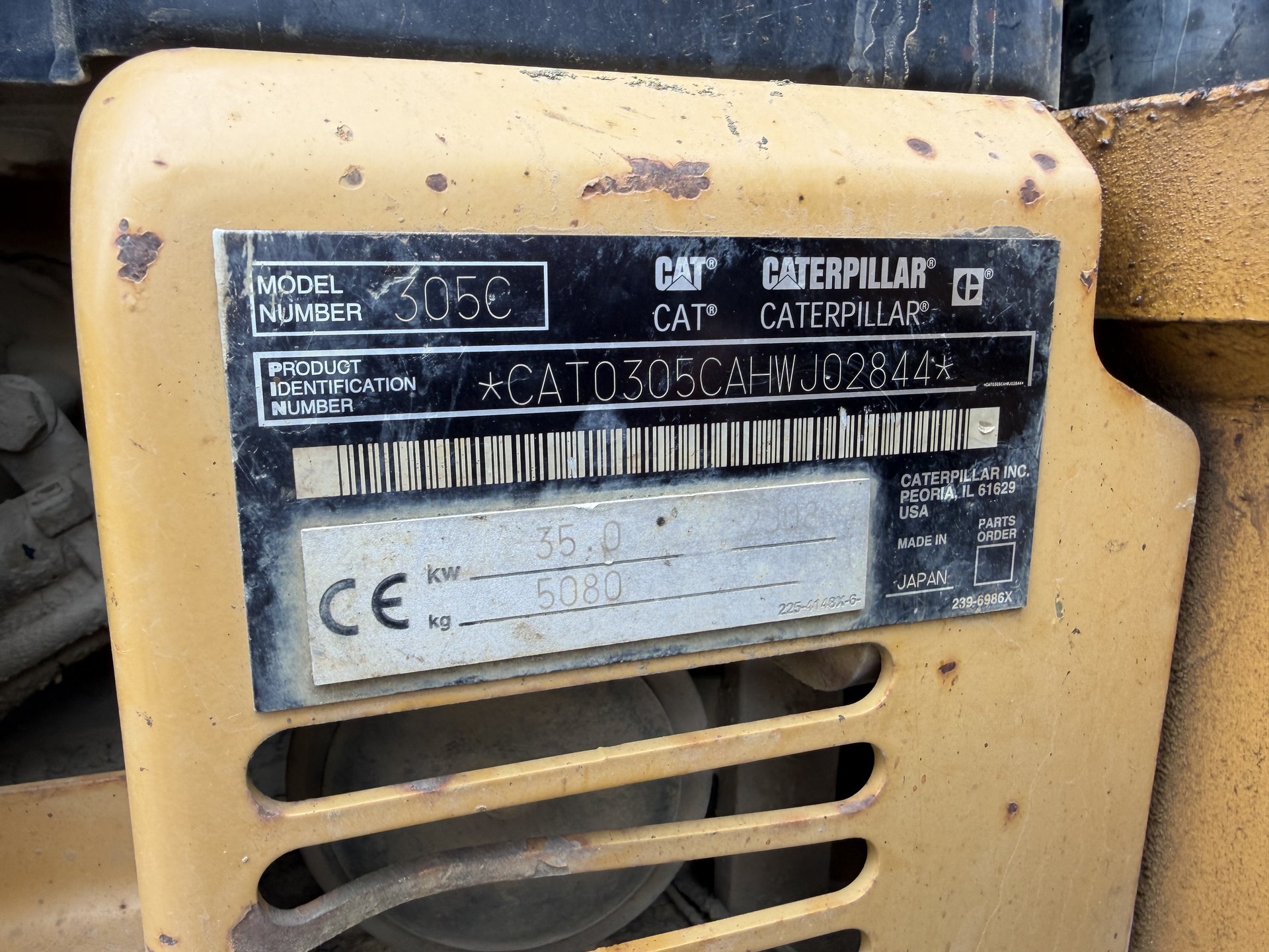 CATERPILLAR 305 C CR